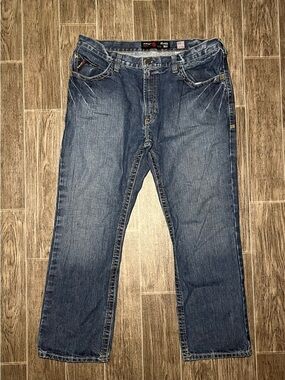 Ariat FR M4 Relaxed Boot Jeans CAT 2 Denim Mens 38x30 Flame Resistant Blue